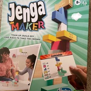 Hasbro Jenga Maker Game - Blue, Yellow, Pink